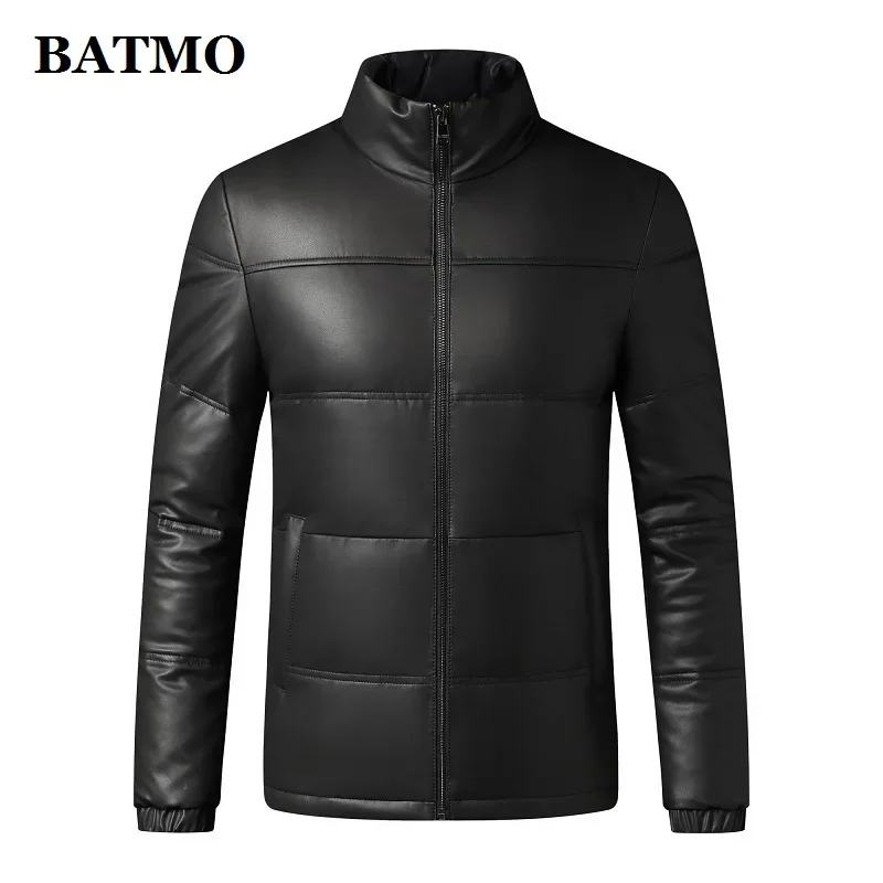 2022 new arrival natural sheepskin 90% white goose down jackets men,Genuine leather coat,x2261