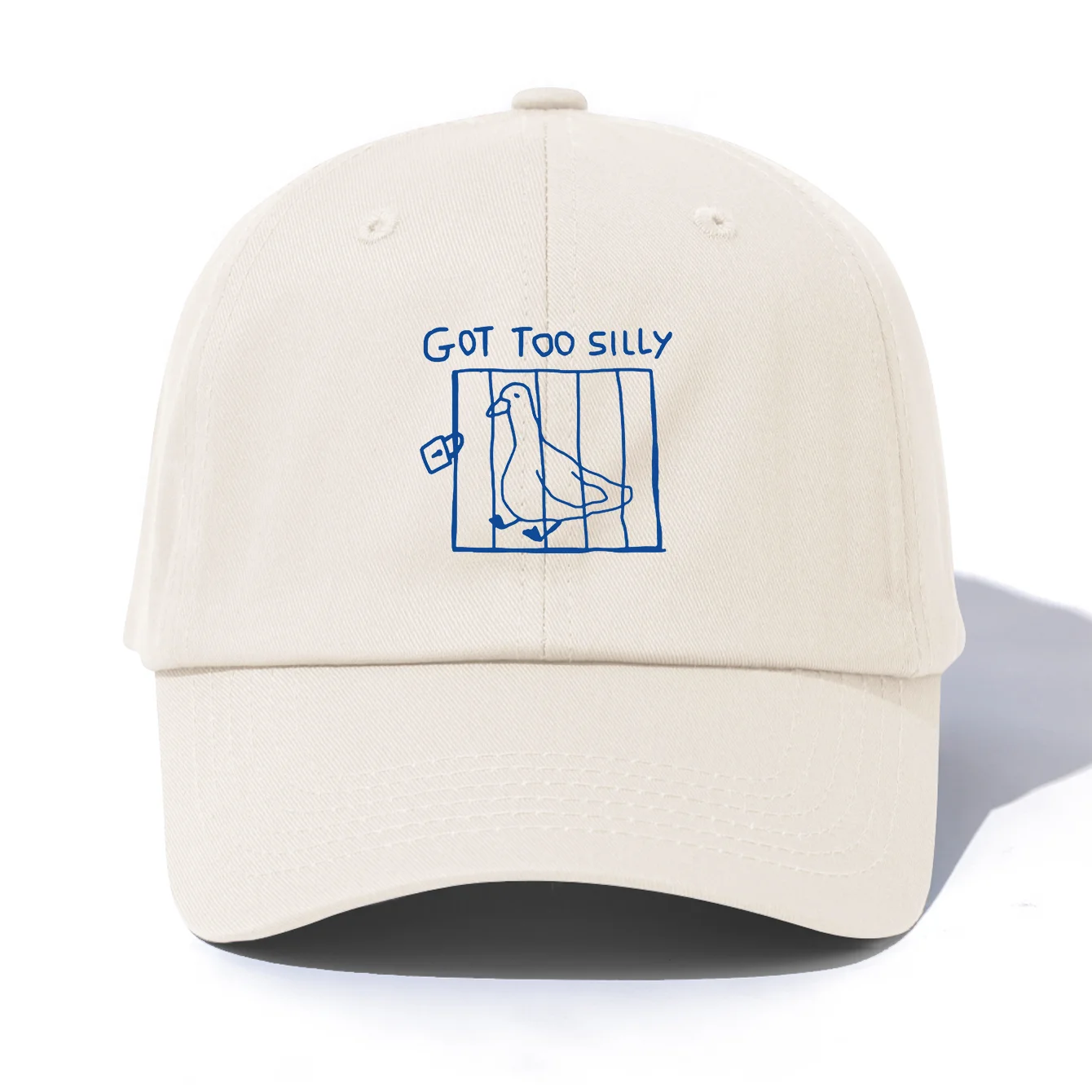 1 gorra de béisbol con estampado GOT TOO SILLY para adultos, estilo Retro minimalista, informal, suave, ajustable, para papá, perfecta como regalo
