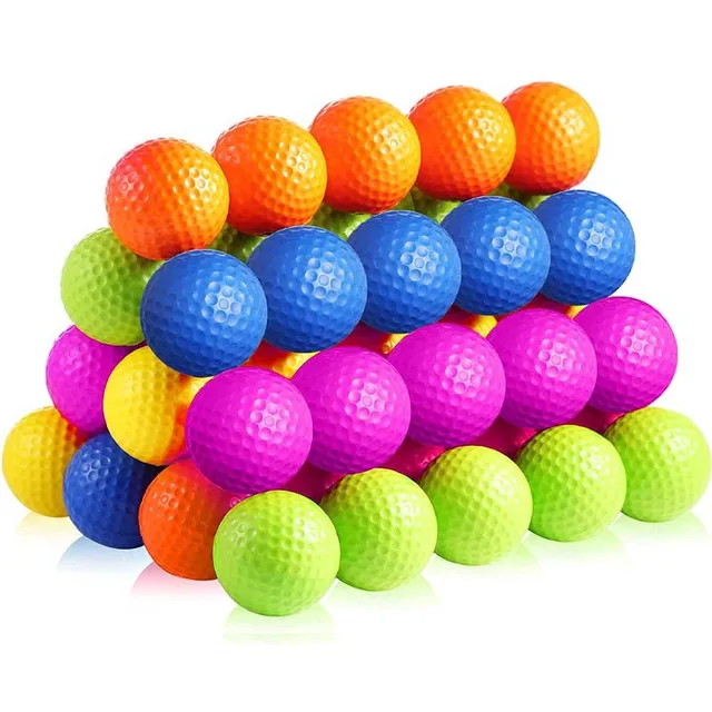 12/24pcs Crestgolf praktyka pianki piłki golfowe Golf gąbka miękka elastyczna praktyka kryty i odkryty piłka