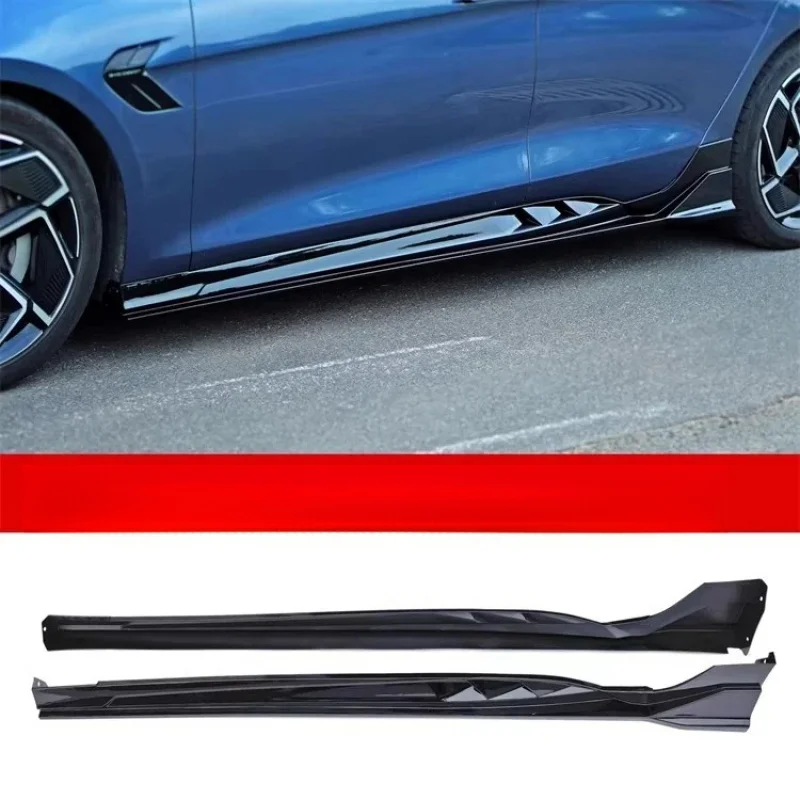 

2022-2025 Gloss Black Modified Body Kit，Front Rear Lip Side Skirt & Tail Wing Exterior Upgrade Parts