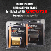 Barbershop FX707 Gold Metel T-Blade Professional Barberlogy Replacement Blade For Babyliss Hair Trimmer FX787 FX726 FX787Z