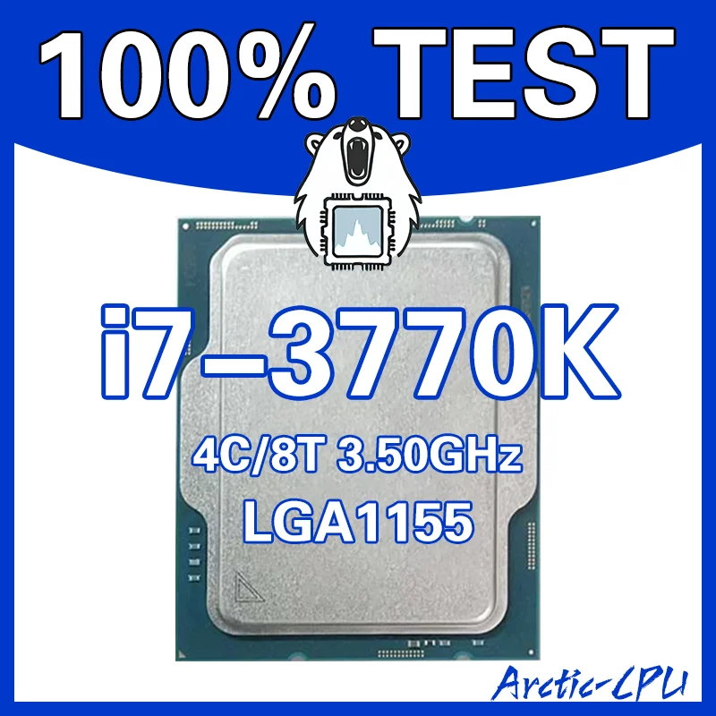 i7-3770K Ártico-CPU 100% TESTE 4C/8T、23.50GHz LGA1155