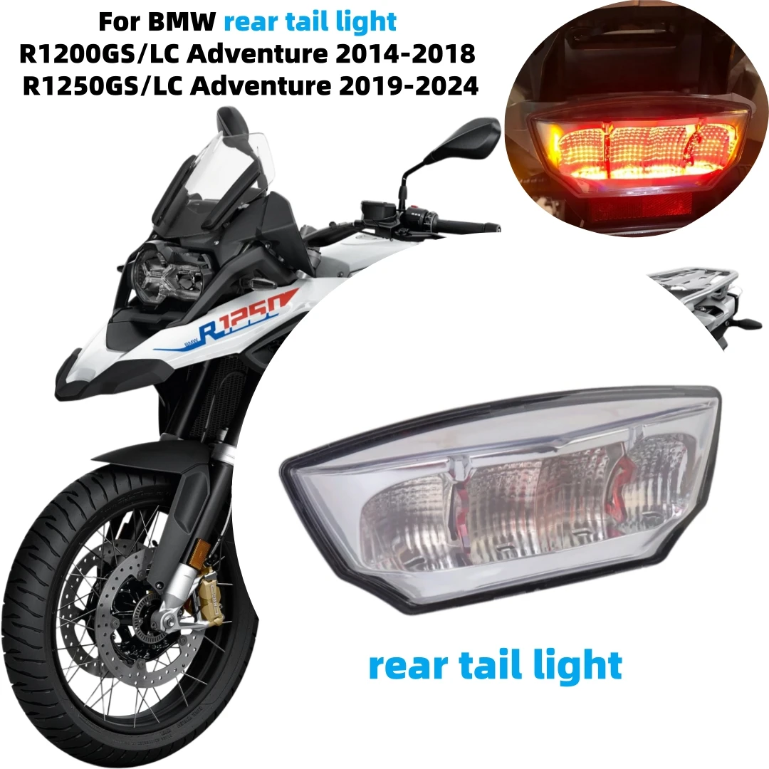 For BMW R1250GS R 1250 GS ADV R1200GS R 1200 GS Adventure Motorcycle Rear Taillight Assembly Brake Stop Tail Light Accessories