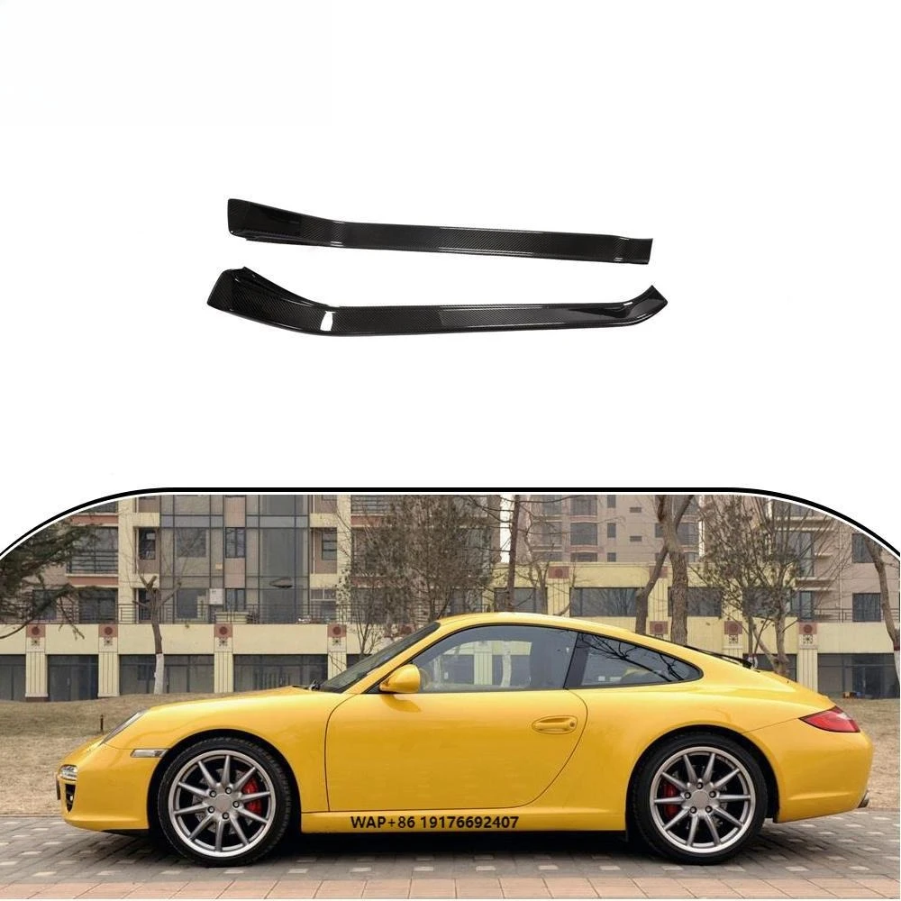 

Накладки на пороги из сухого углеродного волокна 997 911, накладки для Porsche Carrera S 4S Turbo S GT2 GT3 Targa 4S 2005-2011