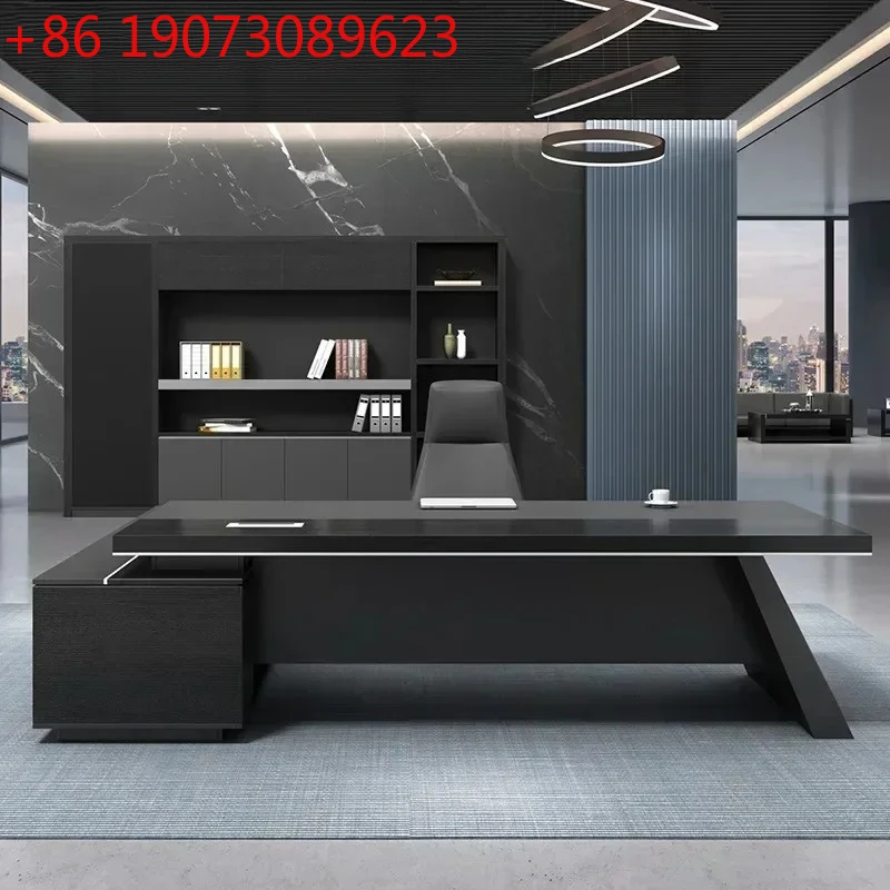 

Современный офисный стол для руководителя генерального директора, новейший офисный компьютерный стол L-образной формы, офисный стол для руководителей