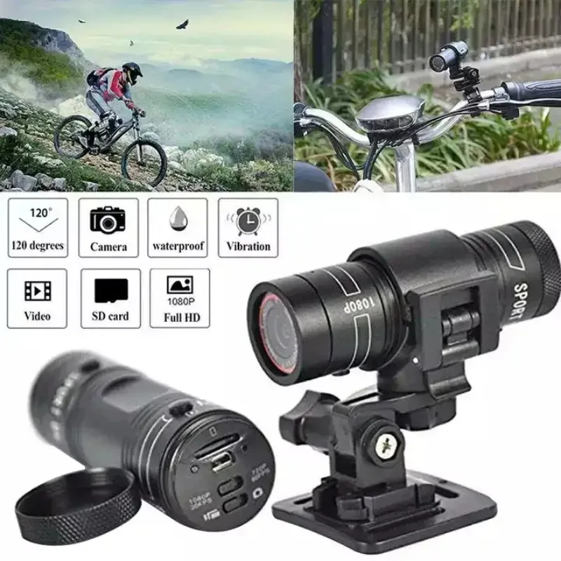 Imagem -05 - Waterproof Mini Sports Câmera Gravador de Vídeo dv Filmadora Motocicleta Bicicleta Bicicleta Capacete ao ar Livre Ação hd 1080p