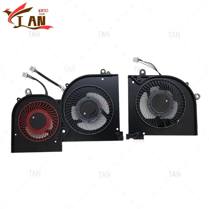 

New for MSI GS65VR P65 MS-16Q1 16Q2 16Q3 8RF 8RE Laptop CPU+GPU Cooling Fan TAN