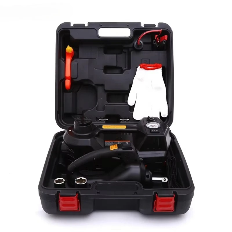 

3 in 1 Personal Car Jacks Tool Kit Electric Hydraulic Floor Car Jack 5 Tons Motor Power 150W