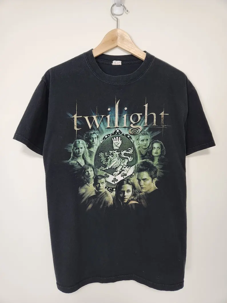 Vintage Twilight New Moon Movie Promo Crewneck T-Shirt  Size Large