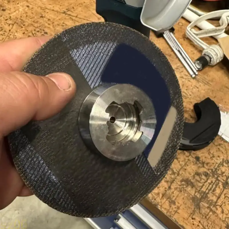 

Q2Q4 M14 Grinder Adapter Set Steel Arbors With Flange Nut For X Lock Quick Releases Locking Mechanism