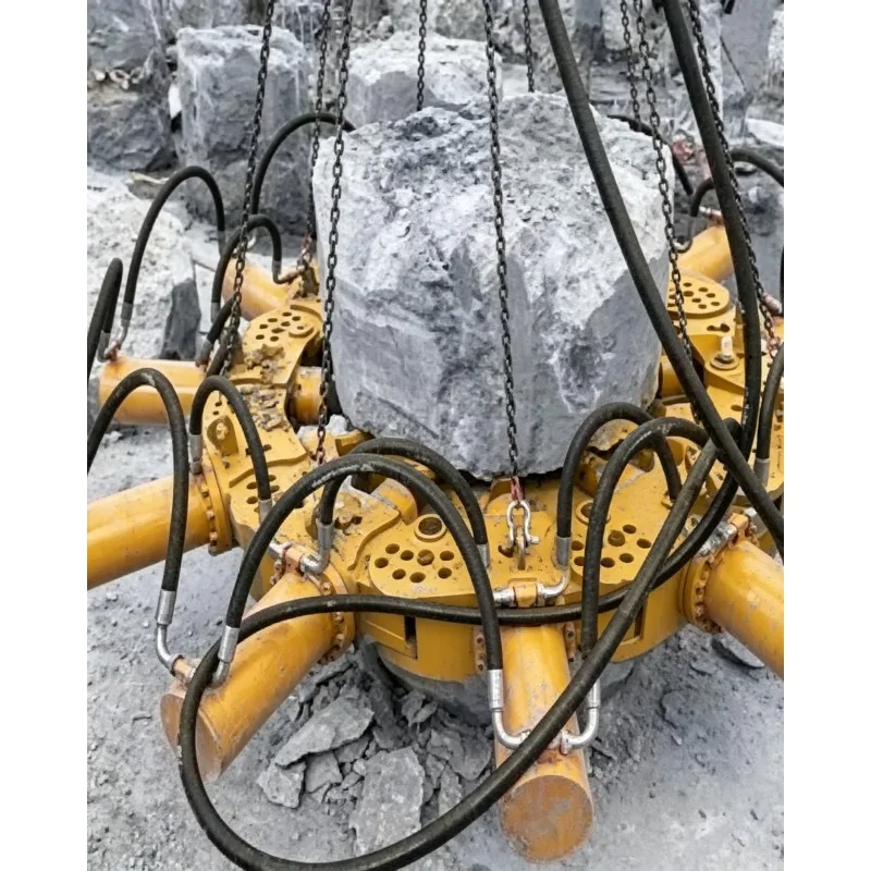 Hydraulic Concrete Pile Cutter & Breaker Machine Round Pile Cutting Efficient Pile Head Breaking Machine for 20‑40T Excavators