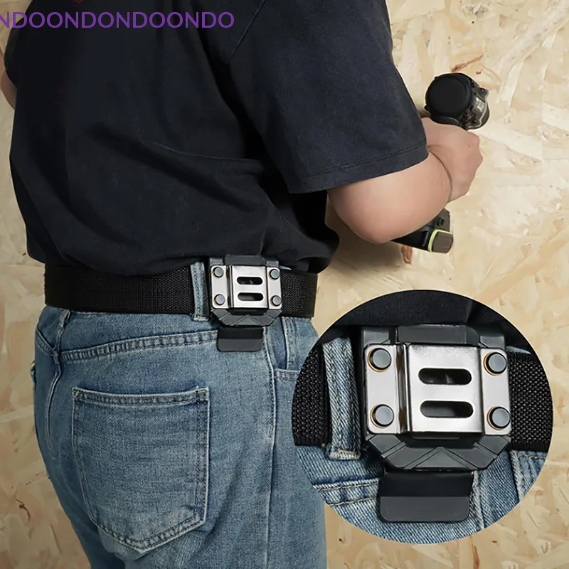 

Protective Holster with Tape Measure Slot Drill Carry Device for Workshop And Home Use Convenient Tool Belt Clip Drill Holder