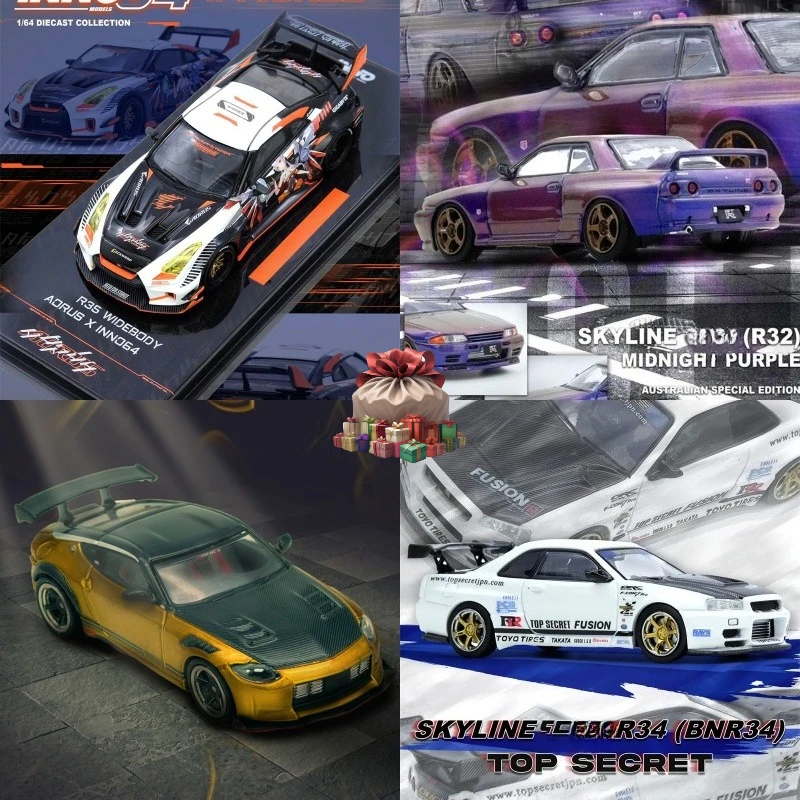 

Предзаказ: Коллекционная модель автомобиля INNO 1:64 WIDEBODY AORUS X INNO64 Limited Edition/SKYLINE/TOP SECRET FAIRLADY Z из сплава