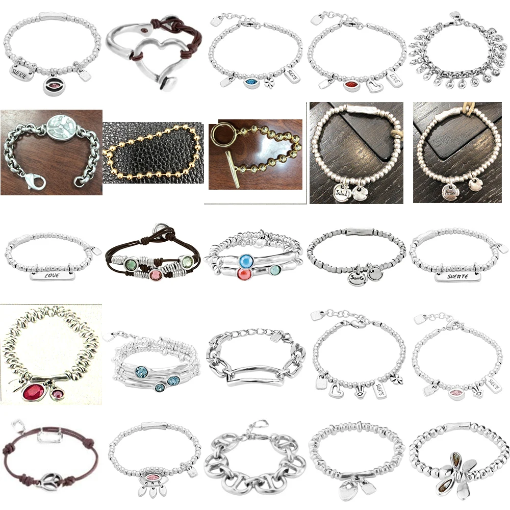 2021 New Fashion 925 Silver Plated Lock and No Lock Fashion Charm Beaded Bracelet Have Logo Free Wholesale Shipping