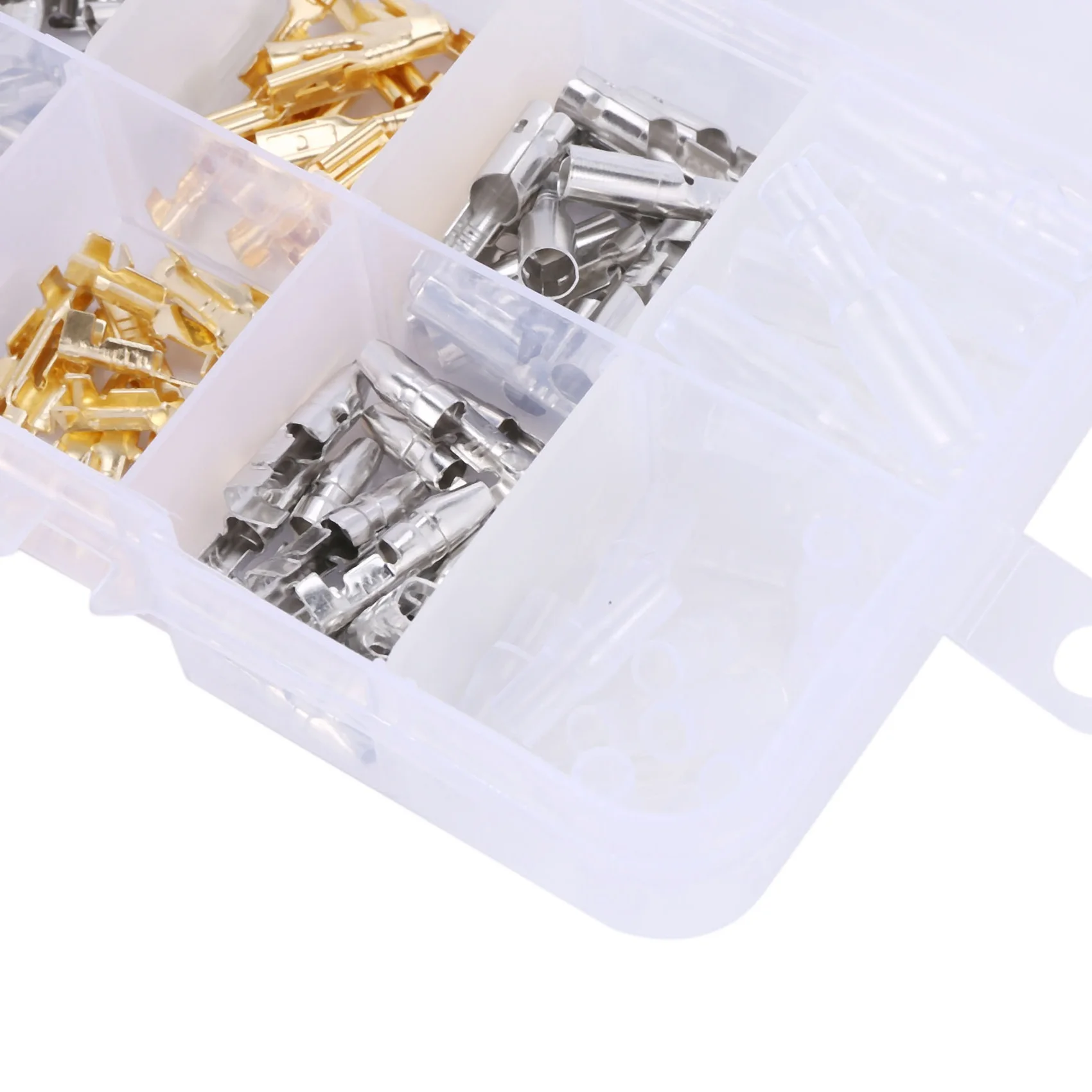 AU47-150Pcs 6.3MM 2.8MM 4.8MM 4.0MM Male Female Car Spade Connector Splice Crimp Wire Terminals for Motorcycle Bike Car