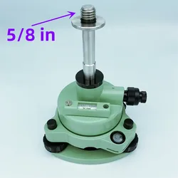 Green Tribrach 5/8 Thread Three-Jaw Tribrach Adapter with Optical Plummet for Leica Green Tribrach 5/8 Thread Three-Jaw Tribrac