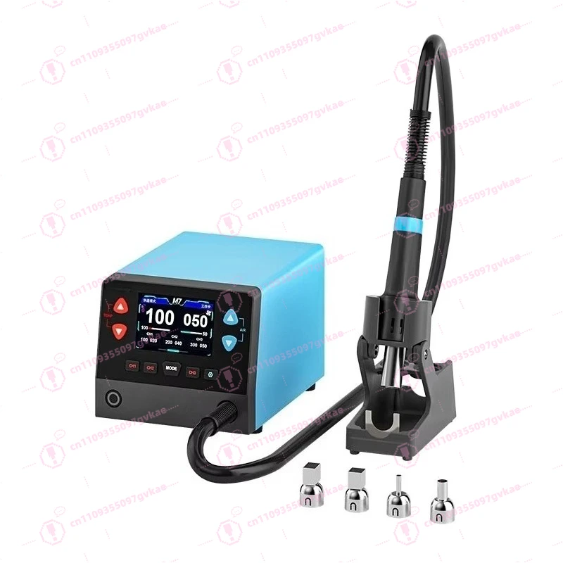 Fast Heating 1000W Welding Table Temperature Memory, Tilted LCD Screen 220V/110V Maximum Temperature 450 ℃ Air Flow 50L/min
