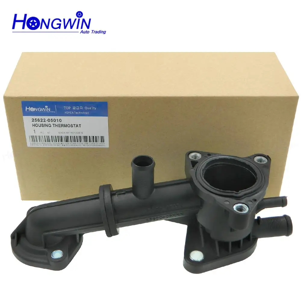 HONGWIN 25622-05010  25622 05010 Engine Coolant Thermostat Housing SUITABLE  Hyundai Atos ACCENT LUPO VW 25622-05000 25622 05000