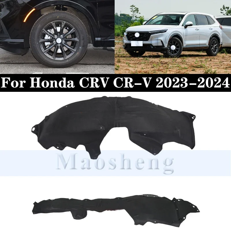 

Car Front/Rear Fender Lined Mudguard For Honda CRV CR-V 2023-2024 Mud Flaps Splash Guard Mudguards