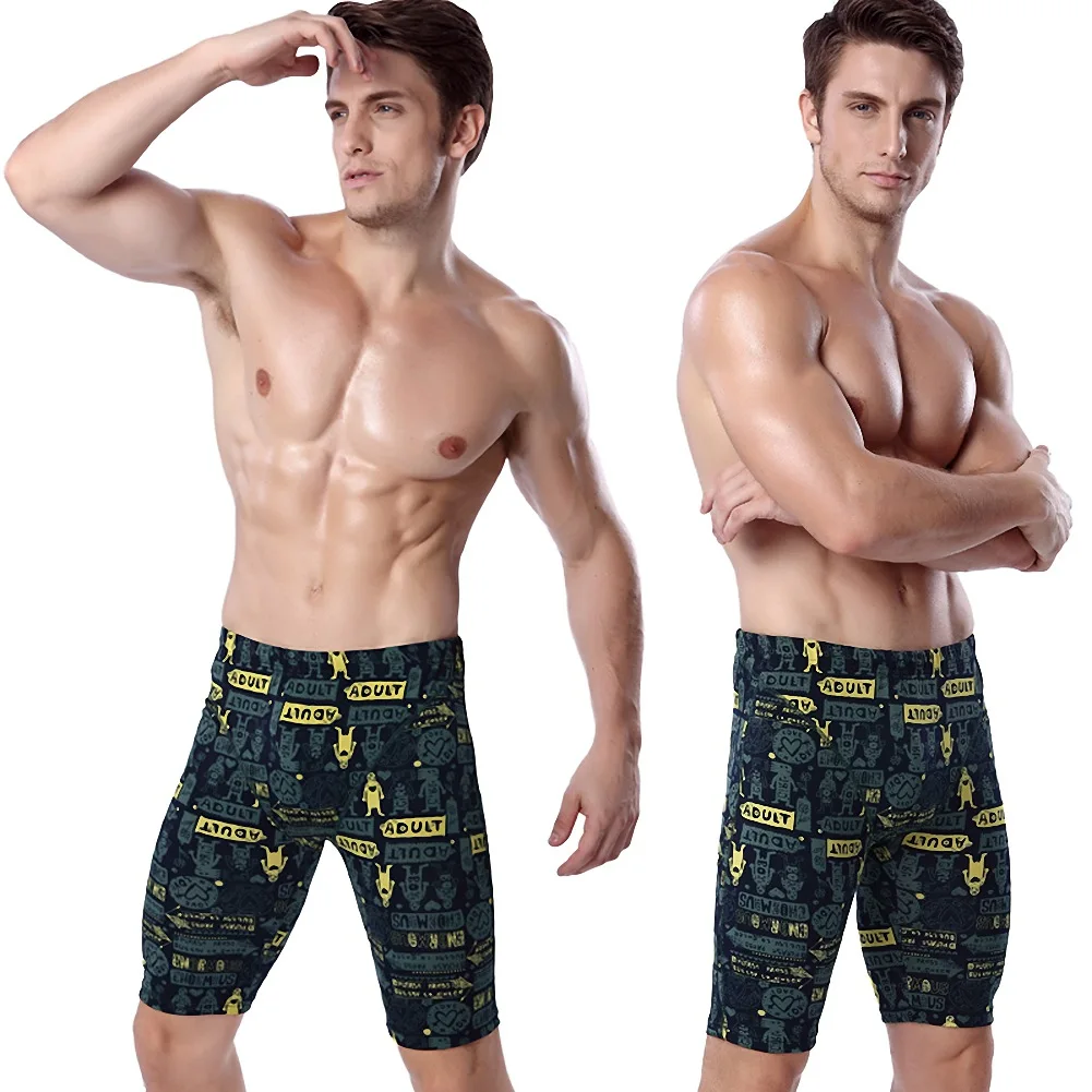 

Men's Swim Trunks Quick Dry Board Bathing Suit with Compression Printed Beach Swimsuits Shorts for Sports Swimming