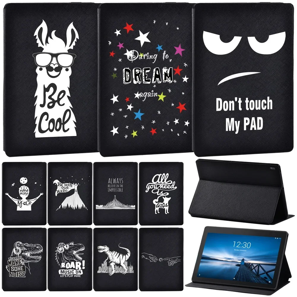 Anti-Dust Tablet Case for Lenovo Tab E10 10.1 Inch Leather Stand Cover for Lenovo Tab M10 10.1 Inch/Tab M10 FHD Plus 10.3