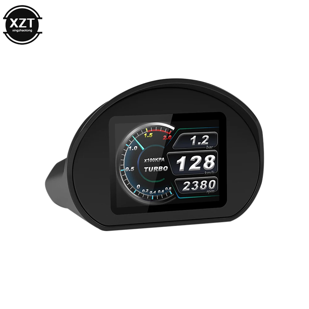 Newest Automotive HUD OBD2 Multi-function Code Meter LCD Is Suitable for OBD2 Display Protocol Models Gps Hud Gps Speedometer