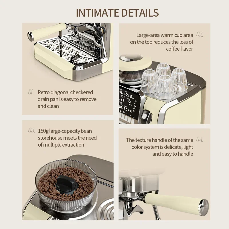 

New OEM Coffee Maker Manual Espresso Machine With Grinder