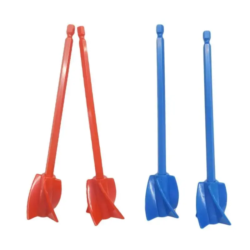A52E 1/4Pieces Paint Mixer Attachments for Resin Paint Reusable Paint Mixer Paint