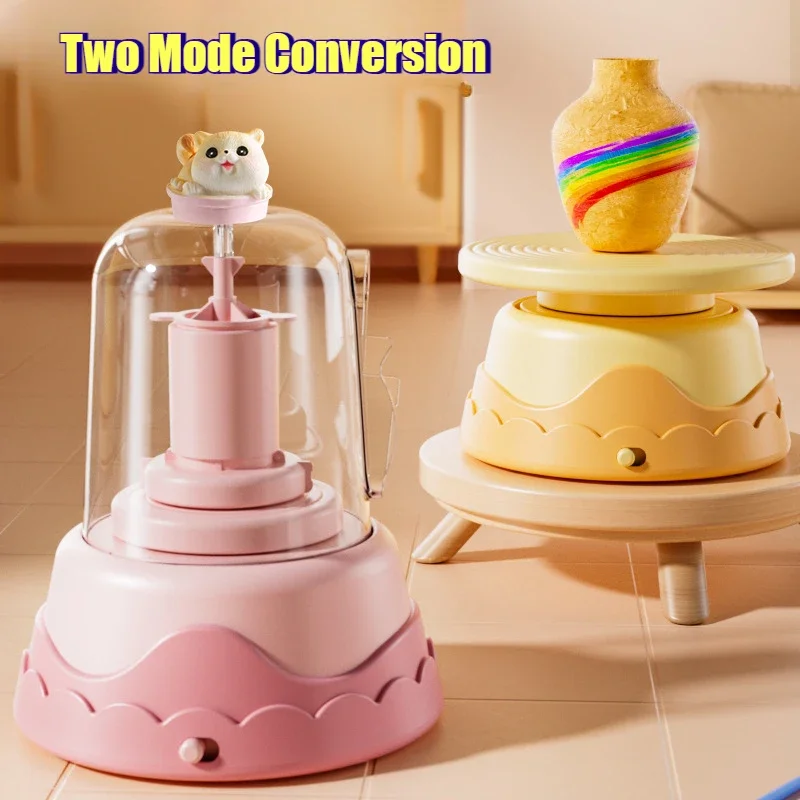 Children Craft Toys New Product Electric Ceramic Machine Puzzle Pottery Tool Kit Christmas Present Ceramic Clay Casting Machine