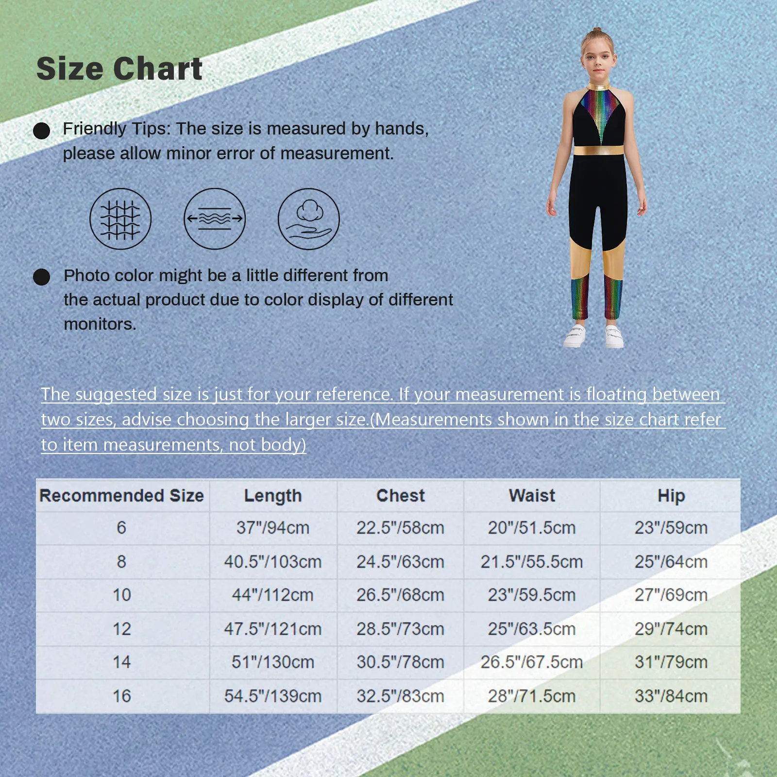 Gymnast Girls Ballet Gymnastics Jumpsuit Bodysuit Metallic Shiny Rompers Gymnastique Pants Skating Leoatrds Shiny Stage Costume view 3