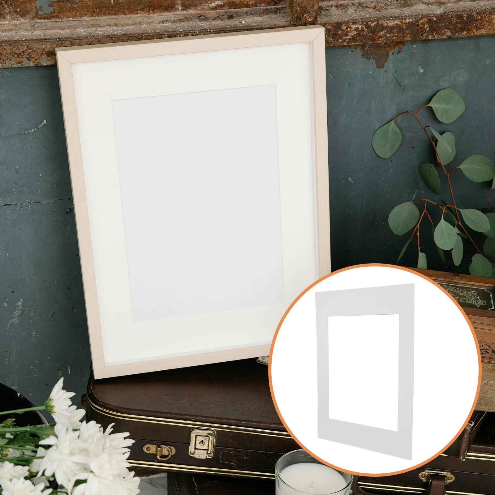 

10pcs Matting A4 Size Material Photo Frames Craft Picture Frame Picture Frame Craft Mat Paper Art Displays