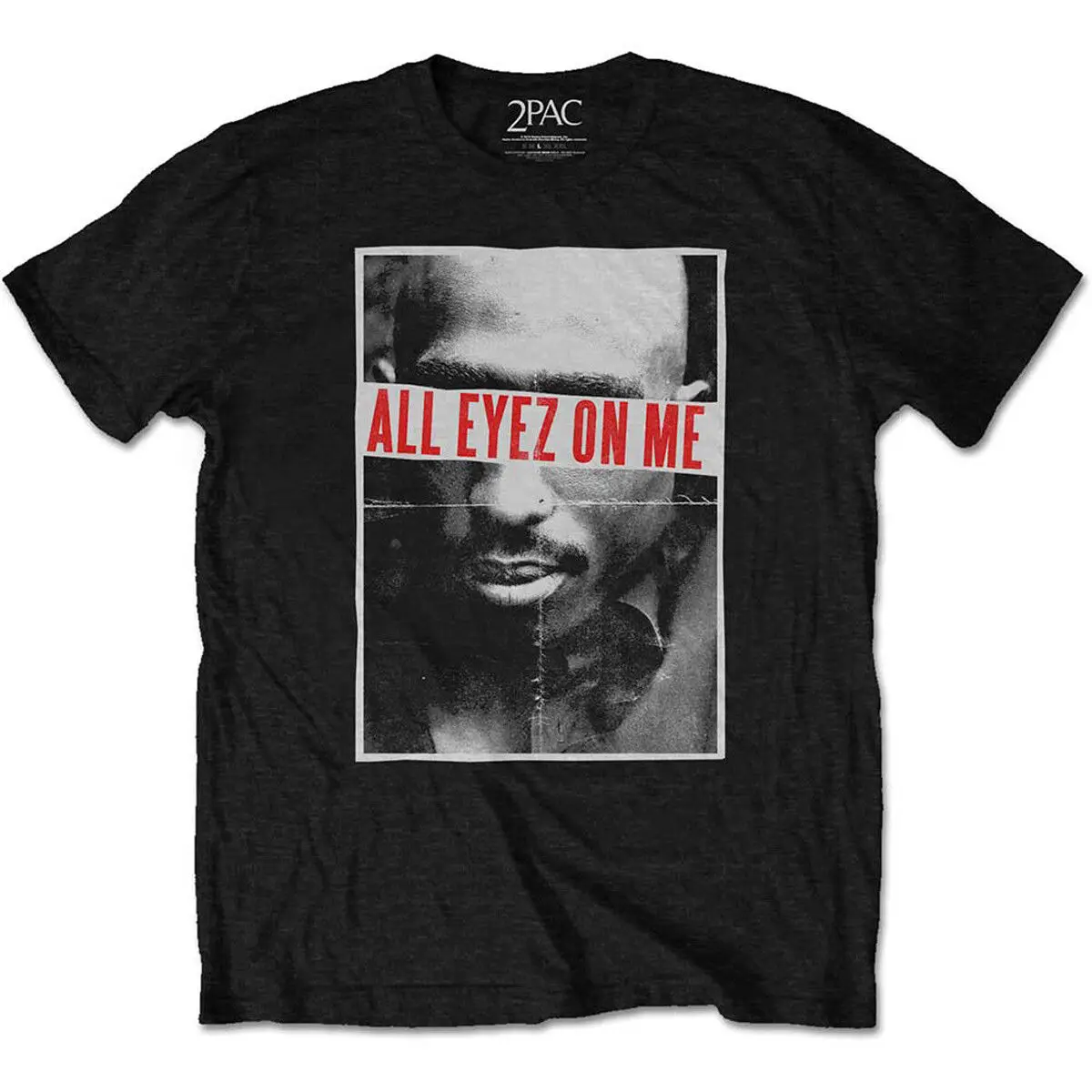 Tupac Shakur 2Pac All Eyez On Me Rap Death Row Official Tee T-Shirt Mens Unisex