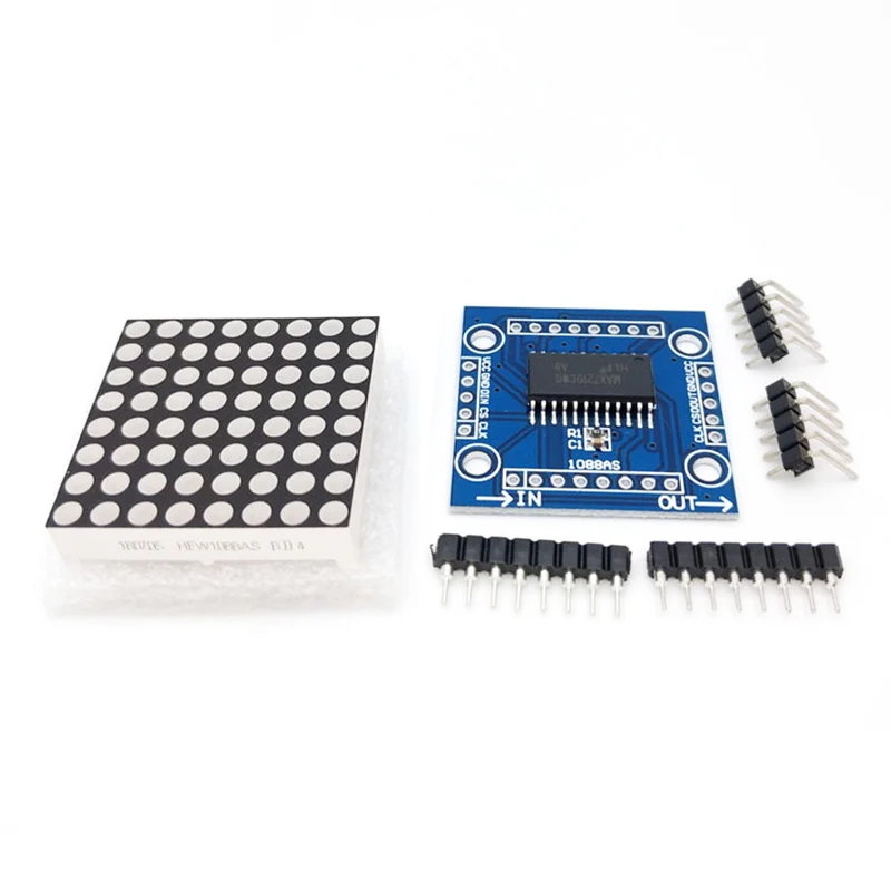 Dot matrix display module MAX7219 single-chip control module DIY kit