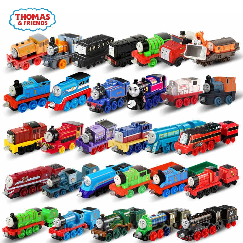 Original Thomas and Friends Trackmaster Train Motorized Diecast 1:43 Train Kid Boys Toys for Children Model Birthday Gift Percy