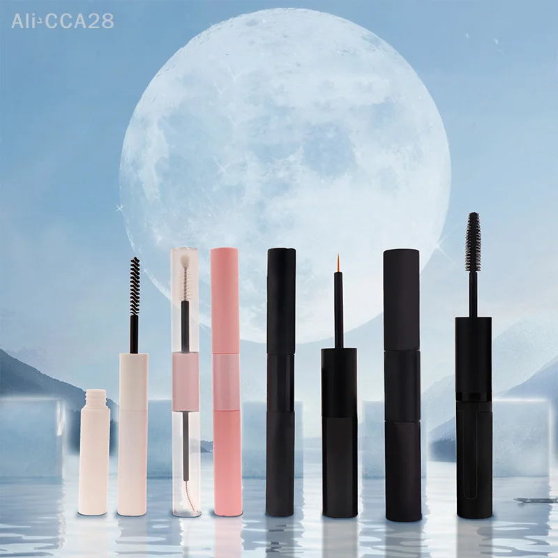 1pcs Empty Mascara Tube Double Head DIY Eyeliner Tube Dual-purpose Eyelash Tube Growth Liquid Bottle Cosmetic Container