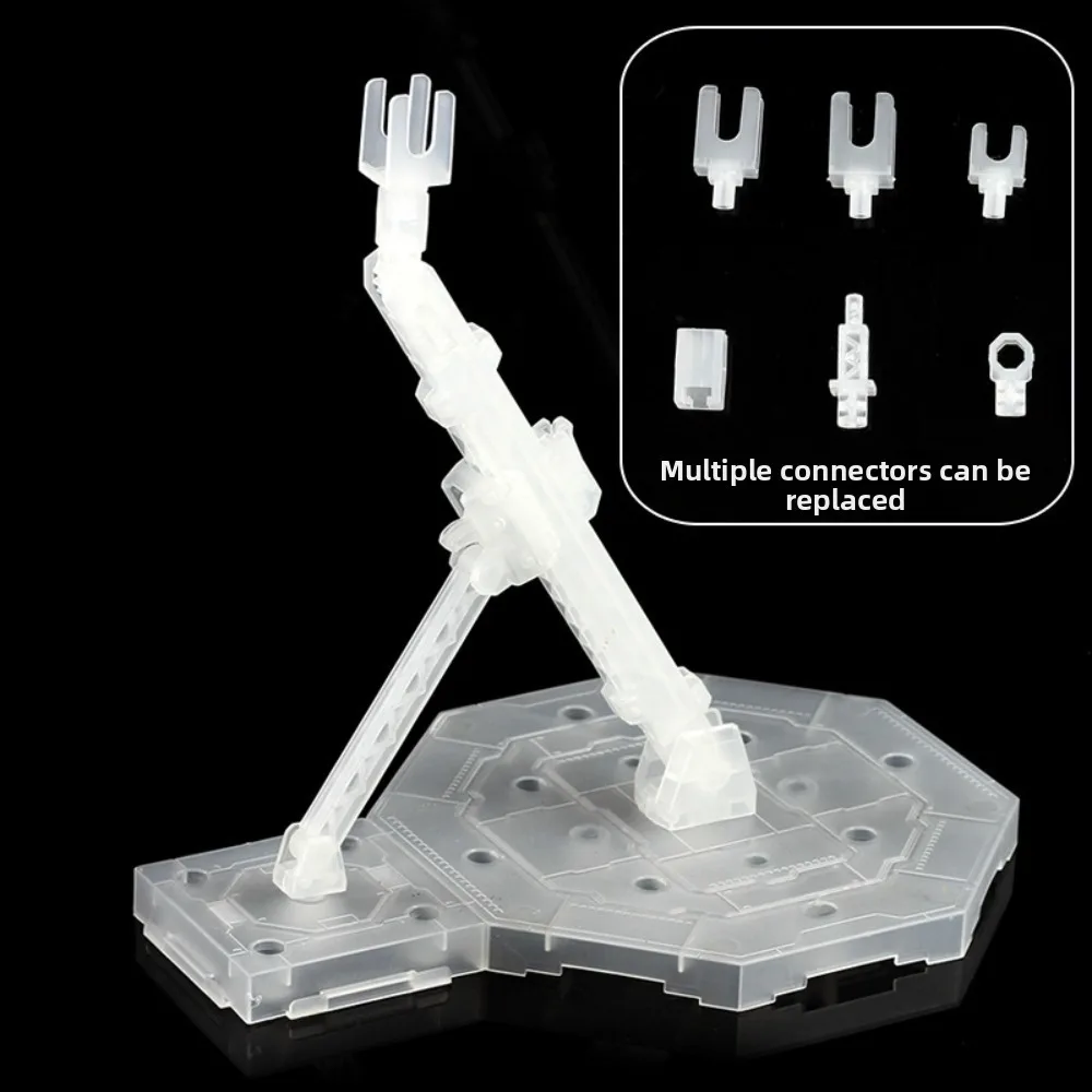 Plastic Action Figure Stand with Adjustable Arm Display