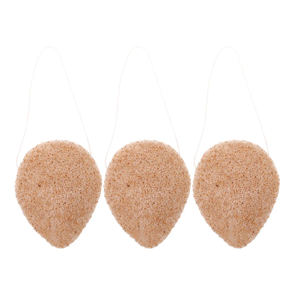 แผ่นทำความสะอาดผิวหน้า 3 ชิ้น แบบหนา ผลิตจากเมล็ดวอลนัท ขัดผิวหน้า ทำความสะอาดล้ำลึก อุปกรณ์ล้างหน้า สำหรับใช้ที่บ้านและเดินทาง