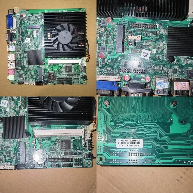Suitable for Mini All in One Main Board IXT HM76NL 2CEM3 with i3 2nd Gen CPU DDR3 HDMI POS System Motherboard for Retail