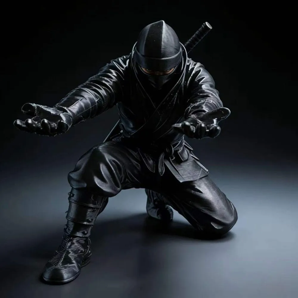 Fashion Funny Ninja Ornaments Decorations Creative Pen Holder Multi-functional Desktop Accessory Birthday Gift