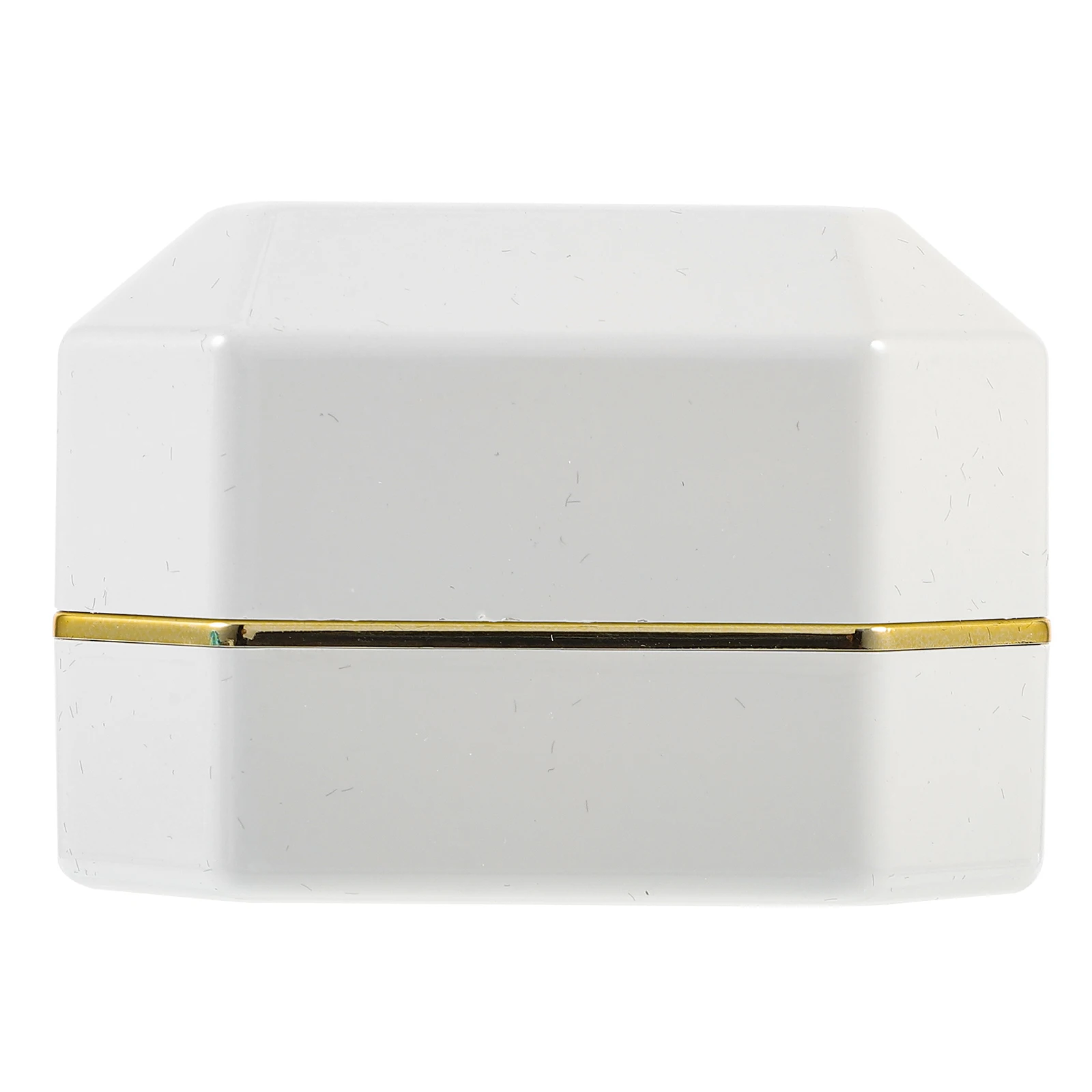 

Lighted Octagonal Ring Box Wedding Decorations Jewelry Rings White Composite Material