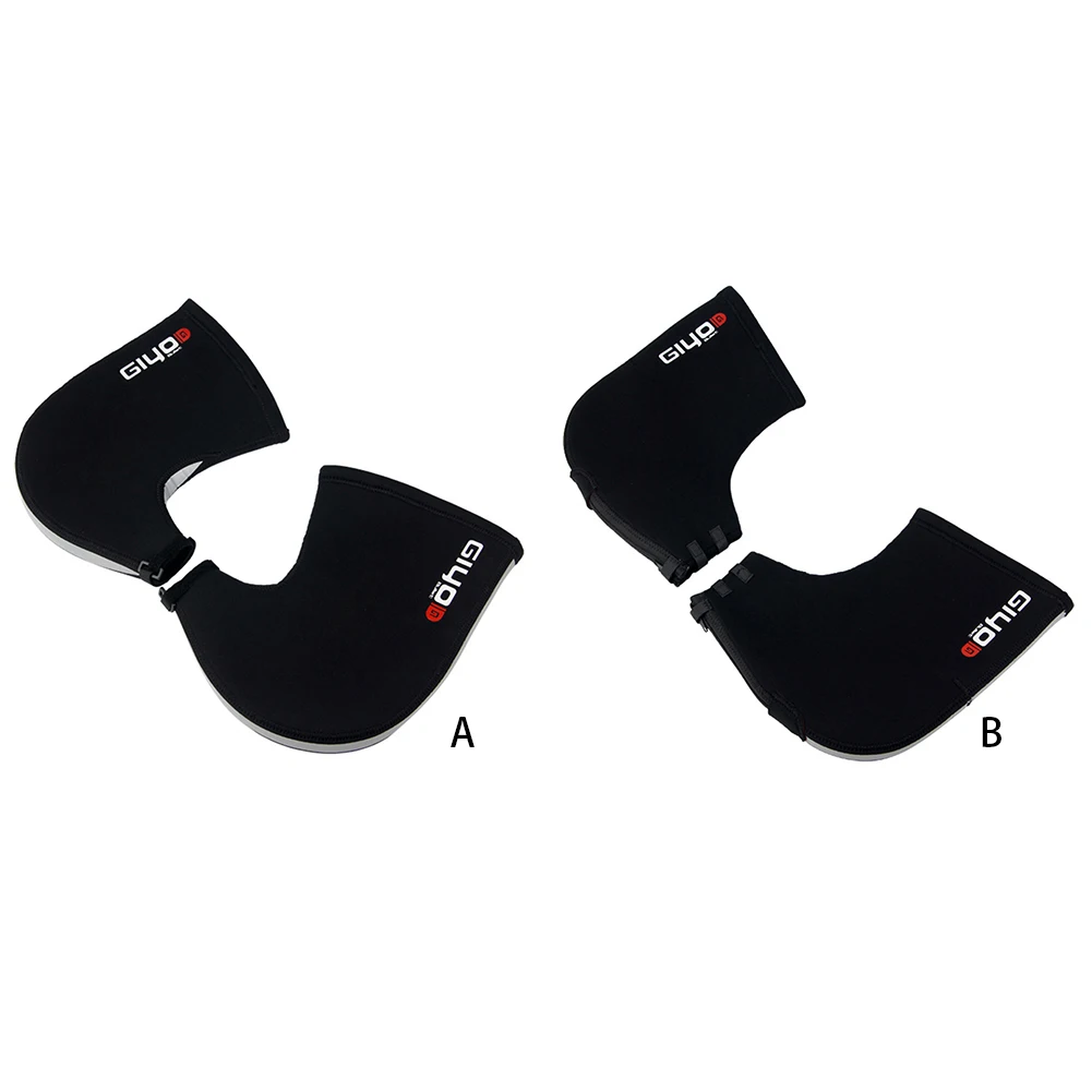 Bicycle Handlebar Gloves Windproof Bike Handlebar Mittens with Reflective Strap Thermal Bike Bar Covers for Winter Cold Weather