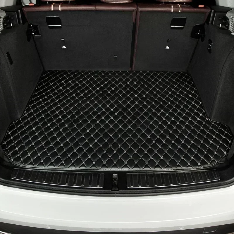 

PU Leather Customized Car Trunk Mat for Volkswagen VW Tiguan Passat Variant Phideon Multivan 6 Seat Car Accessories Carpet