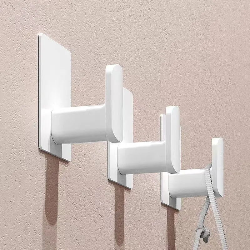 Alumínio Multi-Purpose Wall Hooks, Banheiro Fixture, Banheiro Hardware, Toalha e Chaveiro, Organizador Doméstico, 2 4 Pcs