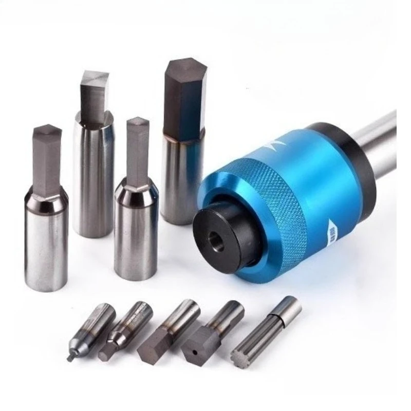 

8mm Inner Hexagonal Rotary Punch 1.2mm -12mm Hexagon Rotary Broach Head British System External Hex Punching Tool Rotated Cutter