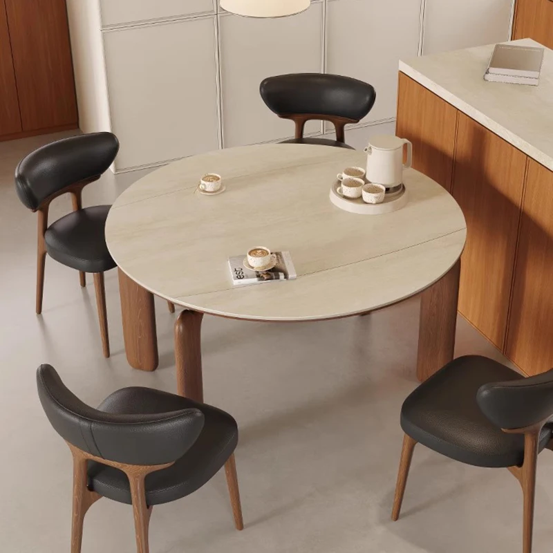 Round Chairs Dining Table Nordic Restaurant Kitchen Modern Dining Table Living Room Lounge Designer High Muebles Home Furniture