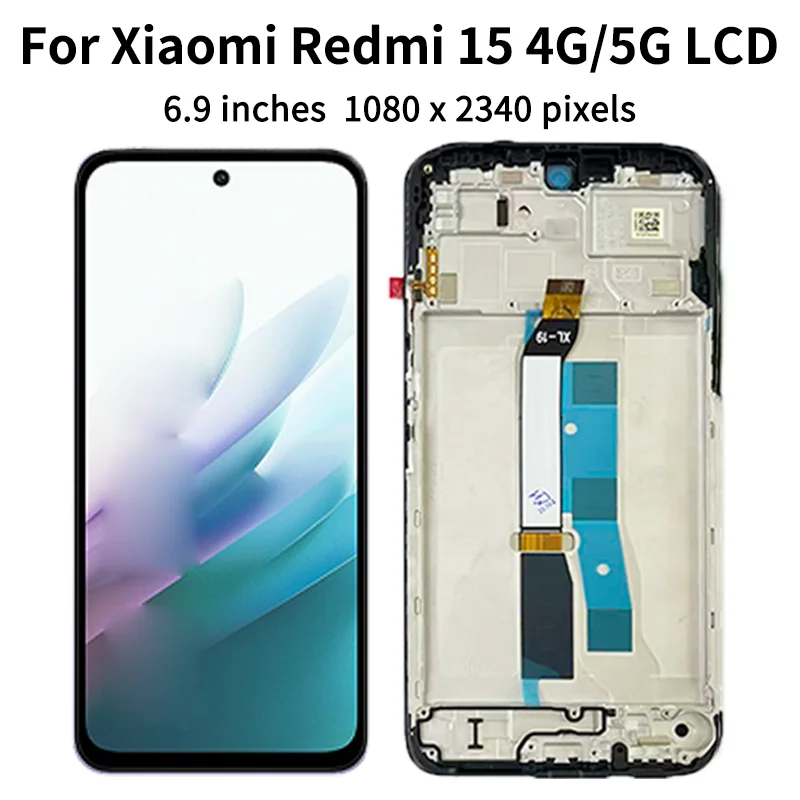 AAA+ For Xiaomi Redmi 15 4G 25062RN2DA LCD For Redmi 15 5G