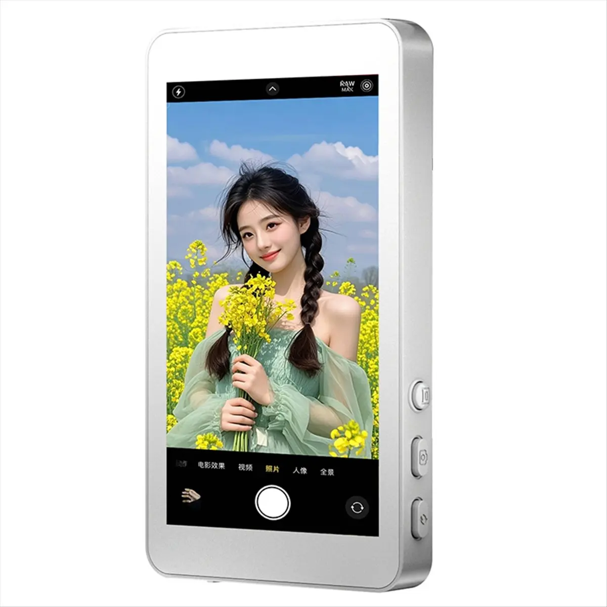 A64I Magnetic Phone Selfie Monitor Screen Phone Rear Camera Self-Timer for Live Streaming Video Recording for Android