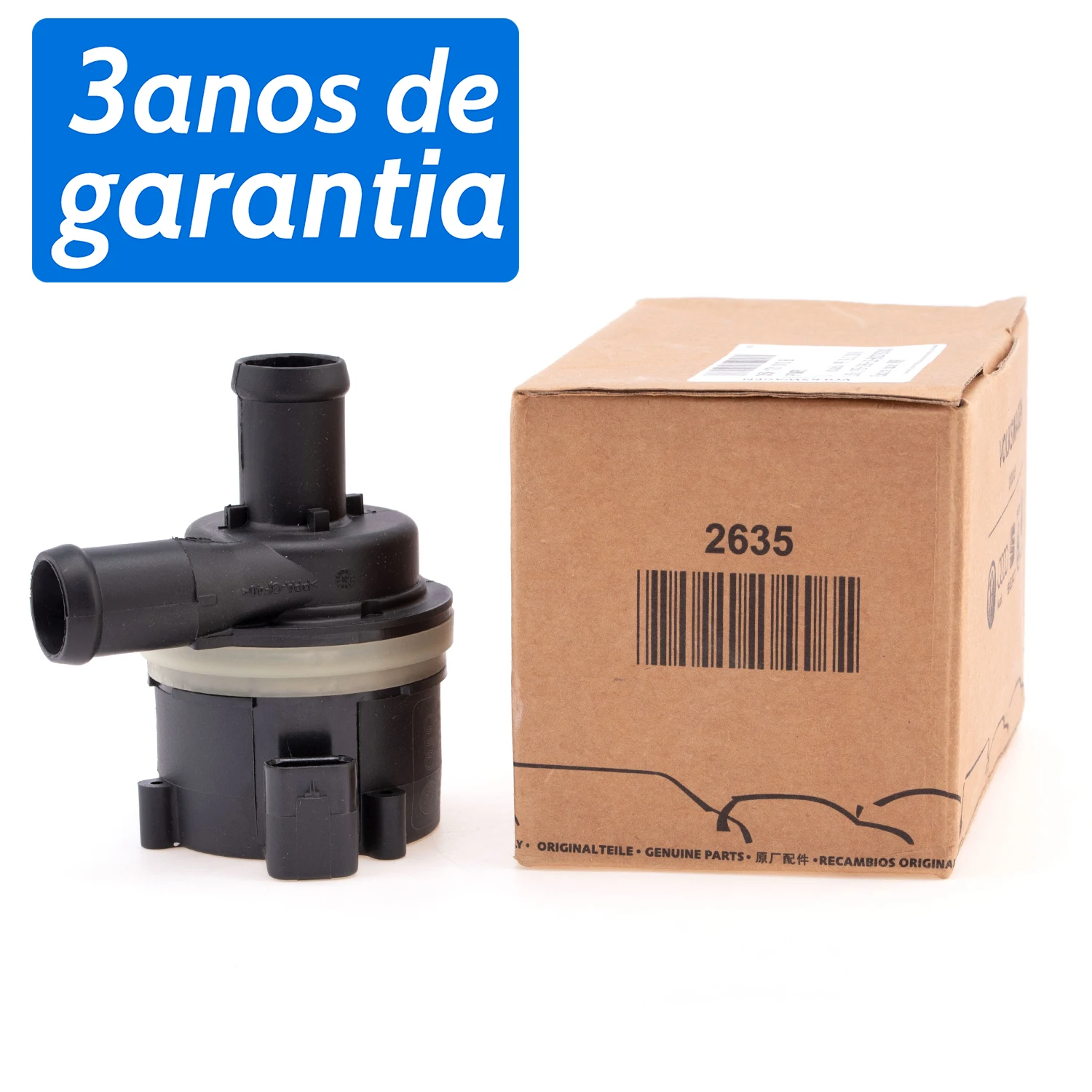 Bomba de água auxiliar de adição de resfriamento de motor genuíno 059121012 B, 059121004 J Para AUDI A4 A5 A6 Quattro Allroad Q5 Q7