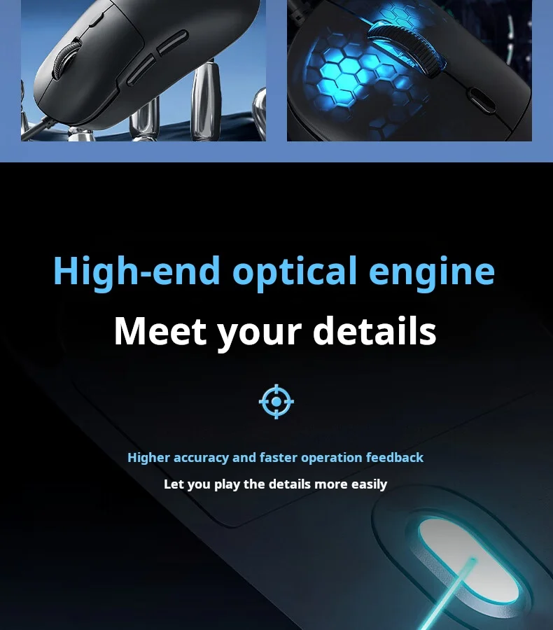 AULA S35 Wired Gaming Mouse 1000HZ Rate of Return Macro Programming Drive Ergonomic Esports Peripherals