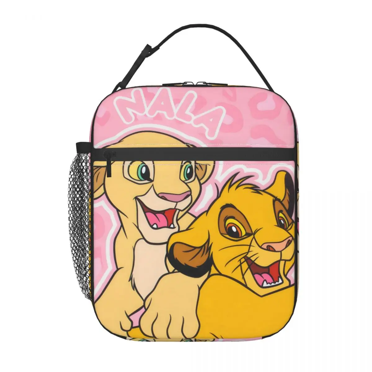 

Custom The Lion King Movies Lunch Bag for Women Cooler Thermal Insulated Lunch Box Office Picnic Travel Waterproof Tote Bags